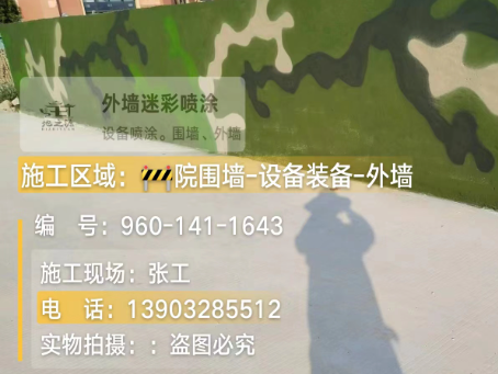 苏州 迷彩漆喷涂价格(按平方米计费)